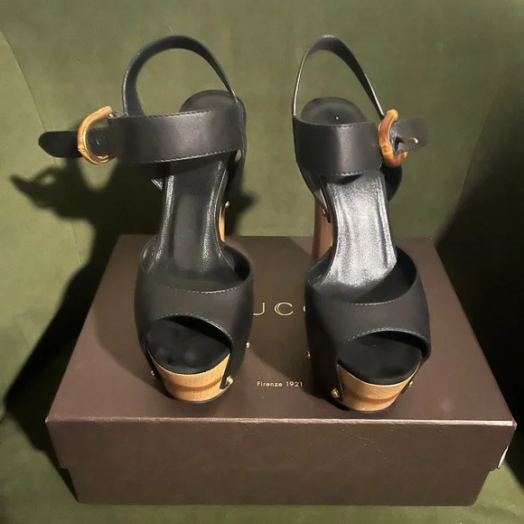 Gucci platform heels… barely worn!!